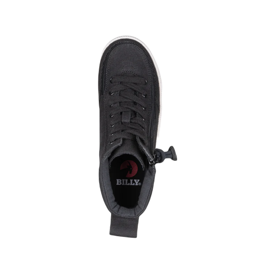 BILLY - Obuwie do ortez dla dzieci Classic Lace High Black/White