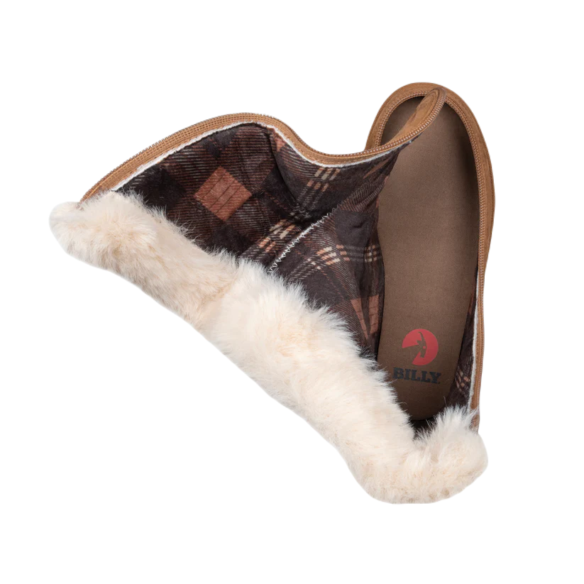 BILLY - Obuwie do ortez dla dzieci zimowe Cozy Boots Chestnut