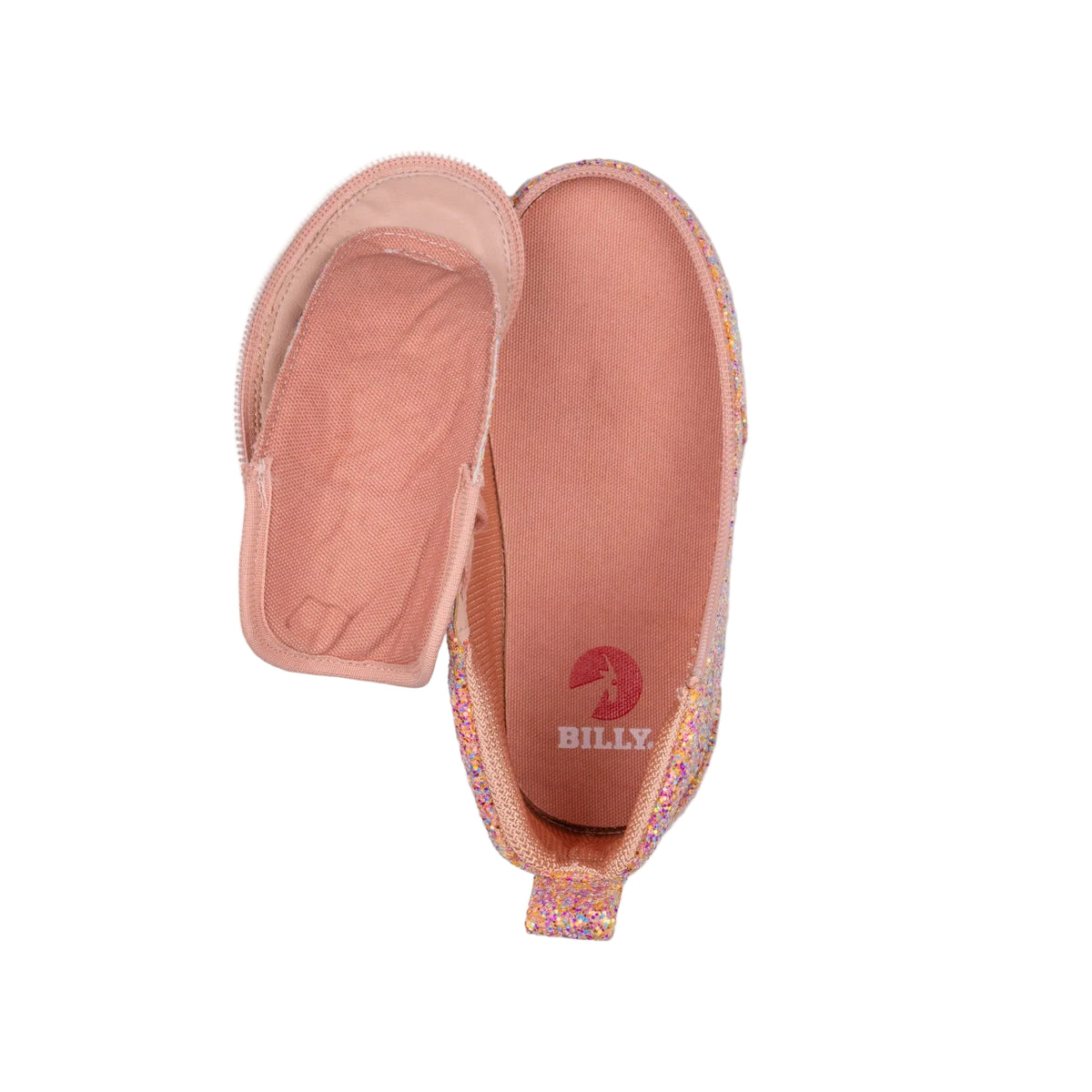 BILLY - .Obuwie do ortez dla dzieci High Tops DR II Coral Multi Glitter