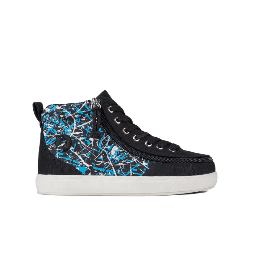 BILLY - Obuwie do ortez dla dzieci High Tops DR II Black Graffiti