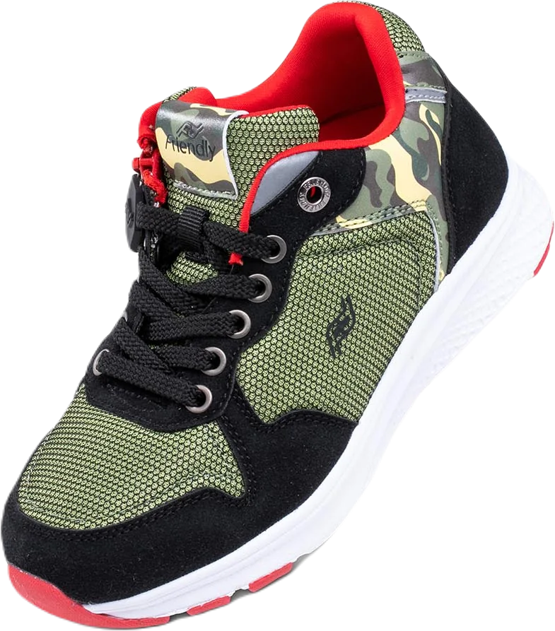 FRIENDLYSHOES - Excursion Canyon Camo children's orthotics shoes