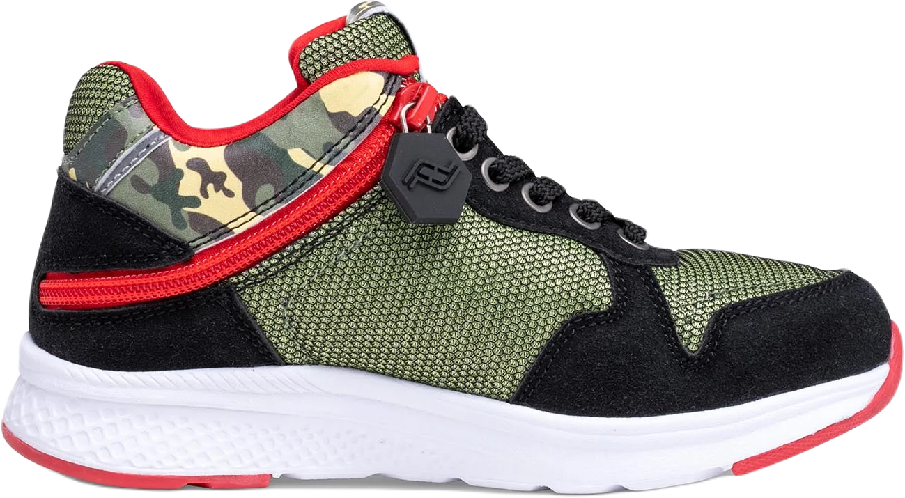 FRIENDLYSHOES - Excursion Canyon Camo children's orthotics shoes