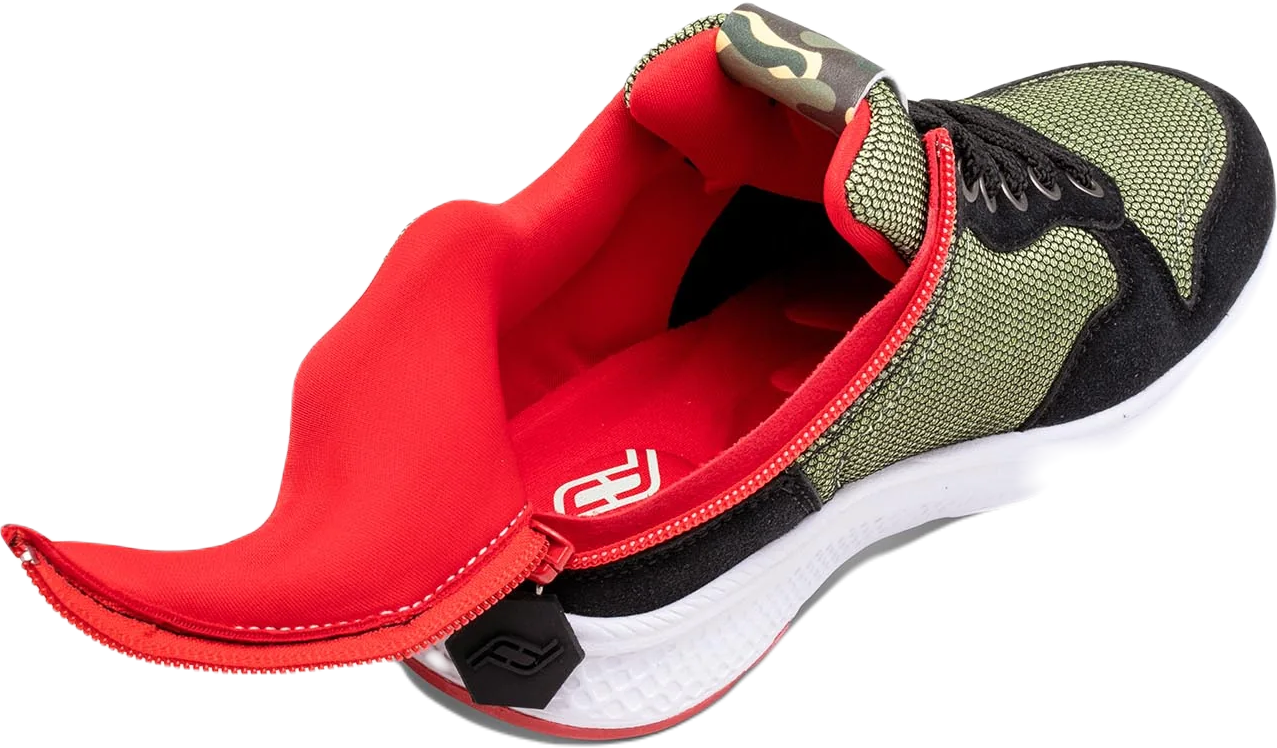 FRIENDLYSHOES - Excursion Canyon Camo children's orthotics shoes