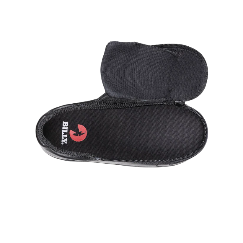 BILLY - Obuwie do ortez dla dzieci Classic Low DR II Tops Black Leather