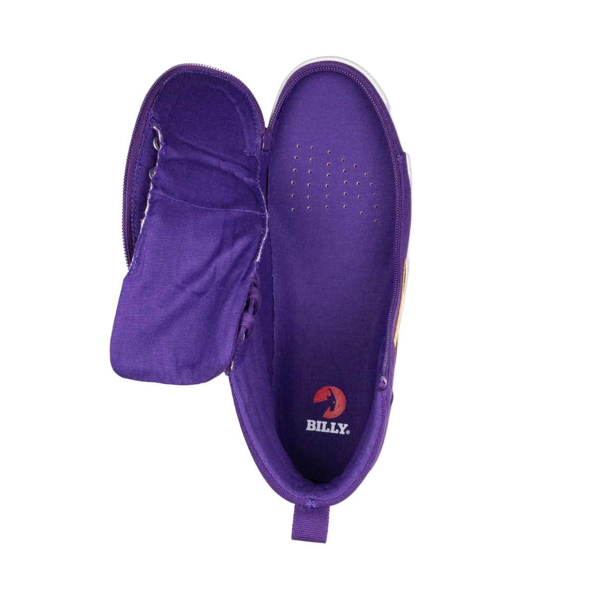 BILLY - Obuwie do ortez dla dorosłych Sneaker High Tops Purple/Gold