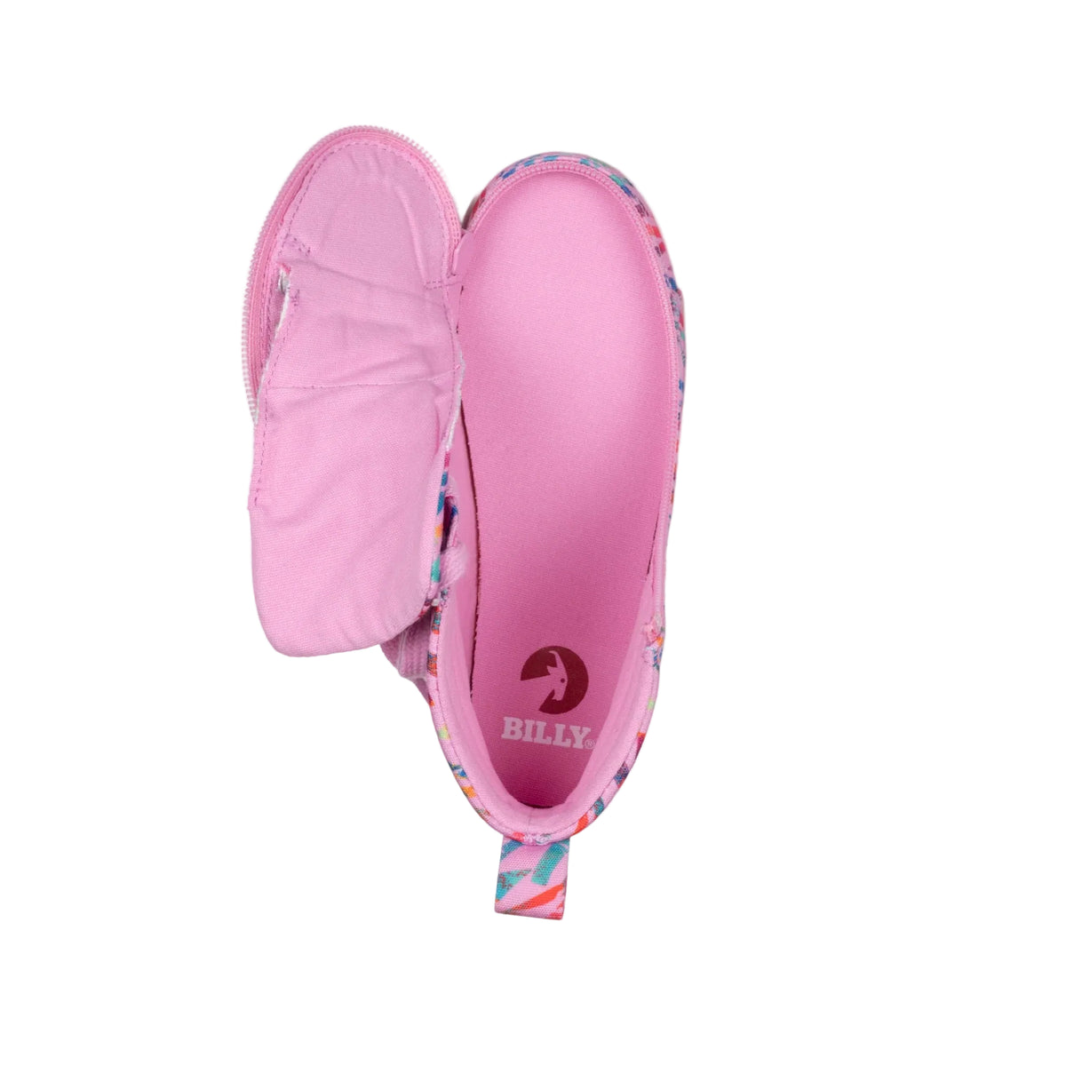 BILLY - Obuwie do ortez dla dzieci Sneaker High Tops Pink Neon Ziggy