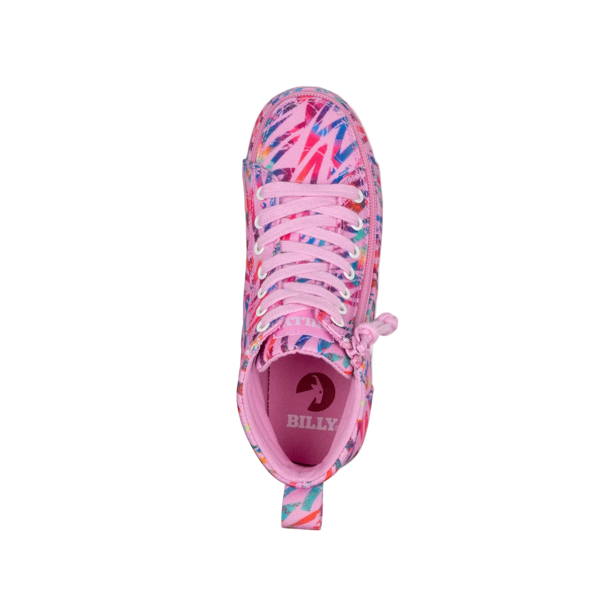 BILLY - Obuwie do ortez dla dzieci Sneaker High Tops Pink Neon Ziggy