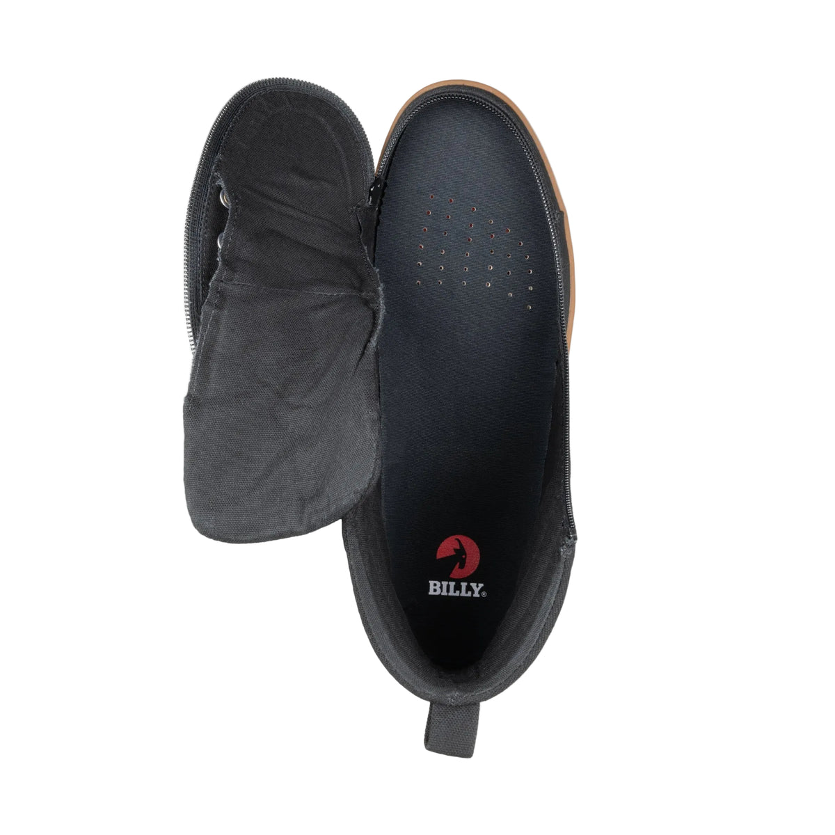 BILLY - Obuwie do ortez dla dorosłych Sneaker High Tops Black/Gum