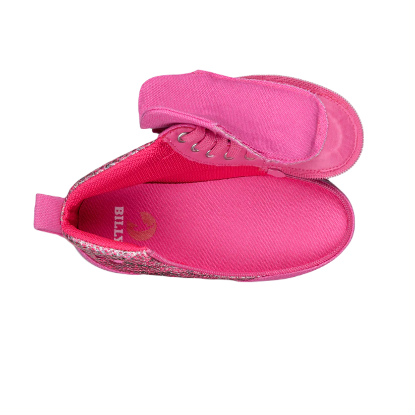 BILLY - High Tops DR II Fuchsia Snake children's orthotics shoes