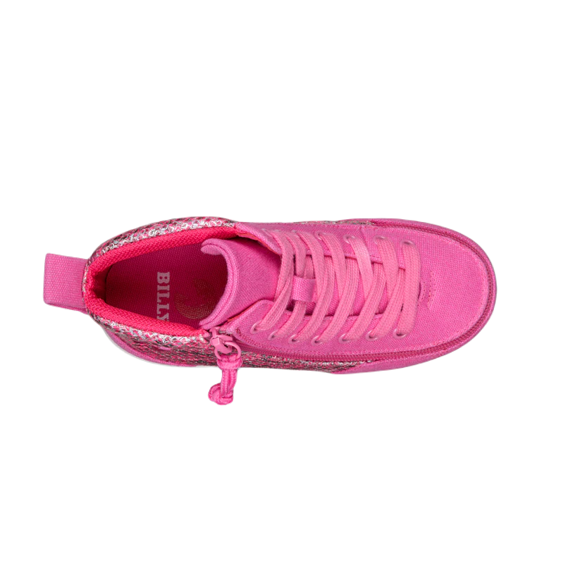 BILLY - High Tops DR II Fuchsia Snake children's orthotics shoes