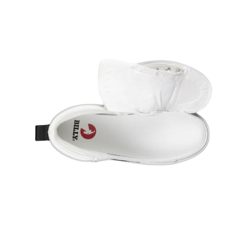 BILLY - Obuwie do ortez dla dzieci Sneaker High Tops White Leather