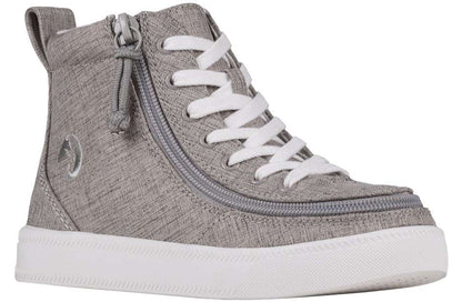 BILLY - Obuwie do ortez dla dzieci Classic Lace Highs Grey Jersey