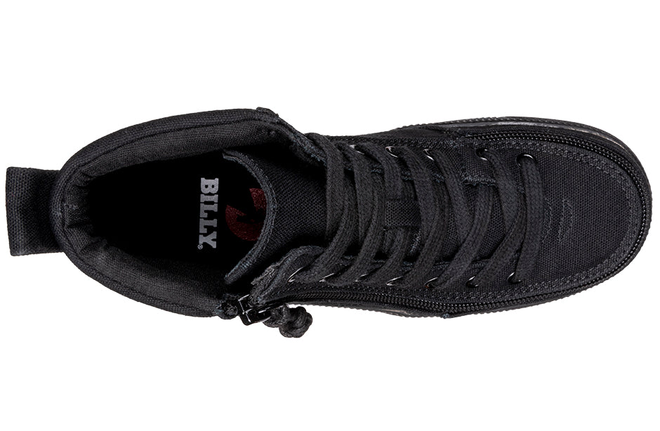 BILLY - Obuwie do ortez dla dzieci Classic Lace High Black