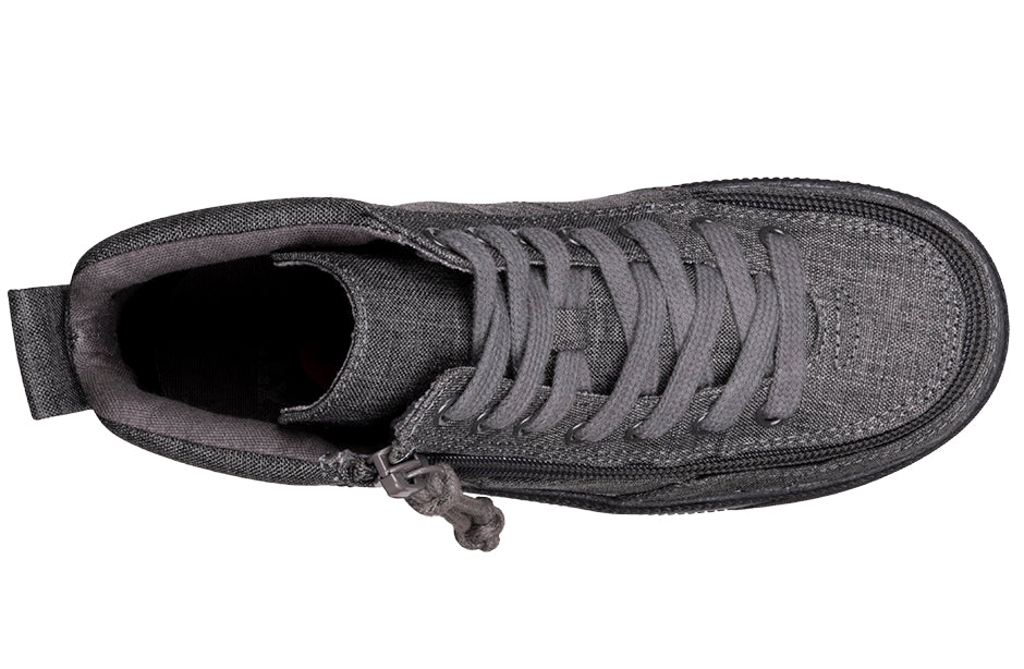 BILLY - Obuwie do ortez dla dzieci Street High Tops Jersey Charcoal