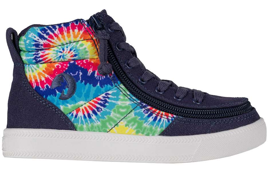 BILLY - Obuwie do ortez dla dzieci Street High Tops Tie Dye Navy