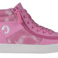 BILLY - Obuwie do ortez dla dzieci Street High Tops Tie Dye Pink