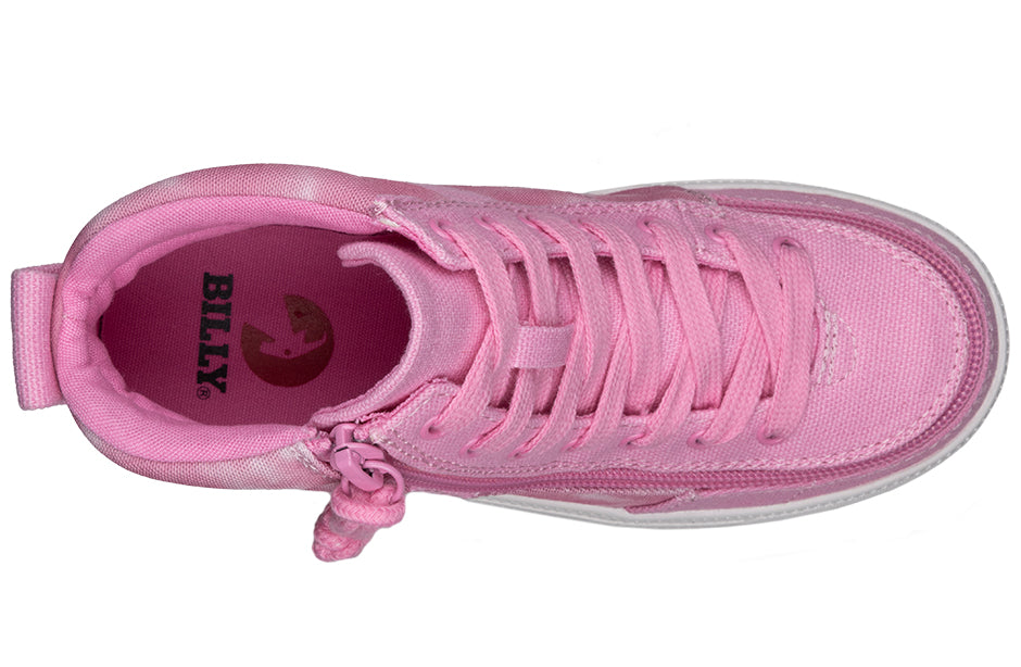 BILLY - Obuwie do ortez dla dzieci Street High Tops Tie Dye Pink