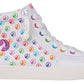BILLY - Obuwie do ortez dla dzieci Classic Lace High Rainbow Polka