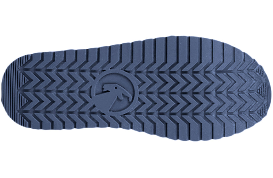 BILLY - Footwear for children's orthotics Jogger Mids Navy/Orange