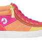 BILLY - Obuwie do ortez dla dzieci Street High Tops Sunset