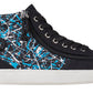 BILLY - Obuwie do ortez dla dzieci High Tops DR II Black Graffiti