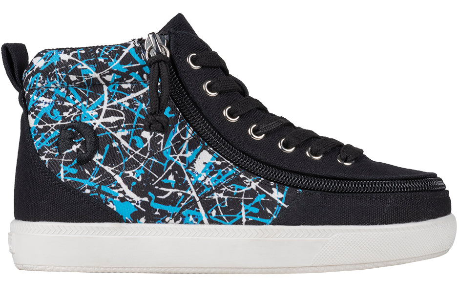 BILLY - Obuwie do ortez dla dzieci High Tops DR II Black Graffiti